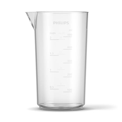 PHILIPS HR2685/00 FRULLATORE AD IMMERSIONE SERIE 5000 1200 W TECNOLOGIA PRO MIX INDICATORE LED DI VELOCITA' NERO/ACCIAIO