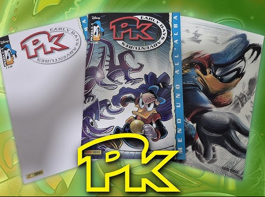 Pk - Meno Uno All'Alba - 3 Versioni - Paperinik Anniversario dei 30 anni di Pikappa PK30