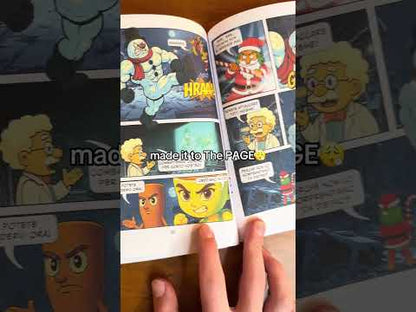 Fumetto in Italiano "The Brainrots" il Comics con i personaggi di Italian Brainrot